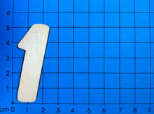 Lade das Bild in den Galerie-Viewer, Zahlen: Blockschrift in Größe und Ziffer wählbar