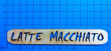 Lade das Bild in den Galerie-Viewer, Latte Macchiato Schriftzug aus Holz Bastelideen mit Holz, Schriftzug Bastelartikel, Holzteile bemalen, Küche Schriftzug, Basteln mit Holz, Cafe Schriftzüge , Schriftzüge bemalen, Eingangsschild, Schriftzüge aus Holz, Geschenke verzieren, Holzkunst, SZH 4915