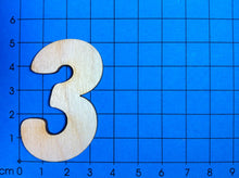 Lade das Bild in den Galerie-Viewer, Zahlen: Blockschrift in Größe und Ziffer wählbar