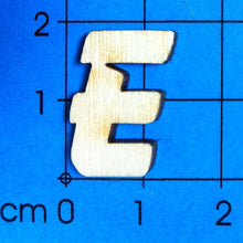 Lade das Bild in den Galerie-Viewer, Buchstaben in 1,9cm aus Holz