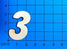 Lade das Bild in den Galerie-Viewer, Zahlen: Blockschrift in Größe und Ziffer wählbar