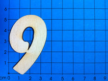 Lade das Bild in den Galerie-Viewer, Zahlen: Blockschrift in Größe und Ziffer wählbar