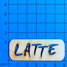 Lade das Bild in den Galerie-Viewer, Latte Schriftzug aus Holz Cafe Schriftzüge , Bastelideen mit Holz, Küche Schriftzug, Geschenke verzieren, Eingangsschild, Schriftzug Bastelartikel, Basteln mit Holz, Holzkunst, Schriftzüge aus Holz, Holzteile bemalen, Schriftzüge bemalen, SZH 5706