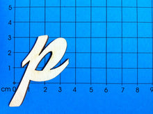 Lade das Bild in den Galerie-Viewer, Buchstaben in Schreibschrift 5cm aus Holz