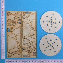 Lade das Bild in den Galerie-Viewer, 2 x Mini-Diorama aus Holz