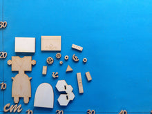 Lade das Bild in den Galerie-Viewer, 15cm Holzteile bemalen, Jahresdeko malen, Zeitlose Deko, Zeitlos dekorieren, Kleine Holzteile, Basteln mit Holz für Kinder, Bastelidee für Kinder, Basteln mit Holzteilen, Roboter basteln, Bastelset aus Holz, Dekoidee aus Holz, Bastelideen Kinder, Roboter aus Holz, Bastelbedarf aus Holz, Basteln mir Kindern, Roboter selber machen, Bastelidee für Kinder, Kleine Holzteile, Holzteile bemalen, Basteln mit Holzteilen, Jahresdeko malen, Bastelideen Kinder, Bastelset aus Holz, Basteln mit Holz für Kinder, Zeitlos