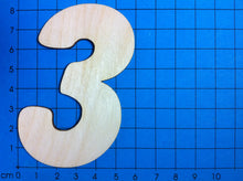 Lade das Bild in den Galerie-Viewer, Zahlen: Blockschrift in Größe und Ziffer wählbar