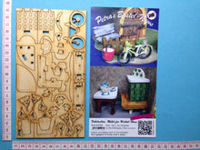 Lade das Bild in den Galerie-Viewer, Kachelofen Tisch und Fahrrad aus Holz Gartenbank aus Holz, Kachelofen aus Holz, Bastelideen für fairy house , Fairyhouse Landschaften , Wichtelhaus , Wichtelhausbasteln, Kachelofen für Fairy House, Fahrrad aus Holz, Fairyhouse , Tisch aus Holz, Holzartikel zum Bemalen , Fairyhousezumbasteln , Holzartikel zum Basteln , Wichtellandschaft, Fairy House Innenleben, WHL 6555SB