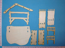Lade das Bild in den Galerie-Viewer, Stall / Krippe aus Holz Krippe aus Holz, Bastelset Weihnachten, Bastelideen für Fairy house , Bastelidee Weihnachten, Holzartikel zum Basteln , Futterkrippe basteln, Weihnachtsdekoration, Holzartikel zum Bemalen , Fairyhouse , Weihnachtskrippe, Fairyhousezumbasteln , Fairyhouse Landschaften , Weihnachtsbasteln, Stall aus Holz, KBH 3016SB