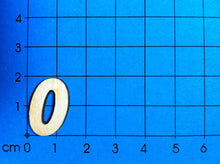 Lade das Bild in den Galerie-Viewer, Zahlen: Blockschrift in Größe und Ziffer wählbar