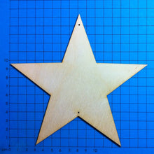 Lade das Bild in den Galerie-Viewer, Stern symmetrisch aus Holz