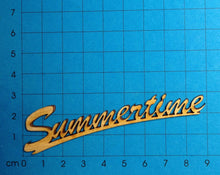 Lade das Bild in den Galerie-Viewer, Schriftzug "Summertime" aus Holz