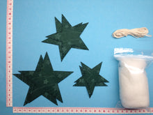 Lade das Bild in den Galerie-Viewer, Sterne aus Filz zum Nähen in 3 Größen