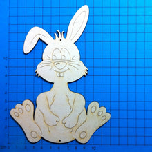 Lade das Bild in den Galerie-Viewer, Hase sitzend aus Holz