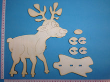 Lade das Bild in den Galerie-Viewer, Elch aus Holz zum Hinstellen