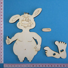 Lade das Bild in den Galerie-Viewer, Monster "Motzi" als Standfigur aus Holz