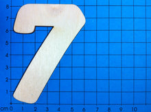 Lade das Bild in den Galerie-Viewer, Zahlen: Blockschrift in Größe und Ziffer wählbar