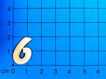 Lade das Bild in den Galerie-Viewer, Zahlen: Blockschrift in Größe und Ziffer wählbar