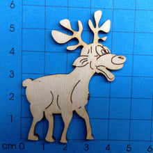 Lade das Bild in den Galerie-Viewer, Elch röhrend aus Holz