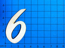 Lade das Bild in den Galerie-Viewer, Zahlen aus Holz in Schreibschrift