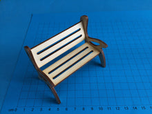 Lade das Bild in den Galerie-Viewer, Gartenbank 3D aus Holz