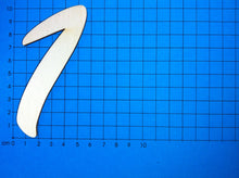 Lade das Bild in den Galerie-Viewer, Zahlen aus Holz in Schreibschrift