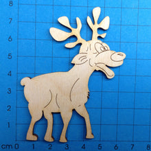 Lade das Bild in den Galerie-Viewer, Elch röhrend aus Holz