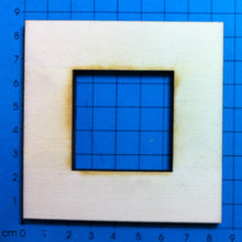 Lade das Bild in den Galerie-Viewer, Rahmen quatratisch aus Holz