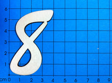 Lade das Bild in den Galerie-Viewer, Zahlen aus Holz in Schreibschrift