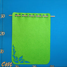 Lade das Bild in den Galerie-Viewer, Türschal aus Filz breit Jugendstil