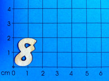 Lade das Bild in den Galerie-Viewer, Zahlen: Blockschrift in Größe und Ziffer wählbar