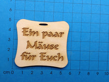 Lade das Bild in den Galerie-Viewer, Schilder aus Holz mit Gravur ca. 5cm