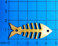 Lade das Bild in den Galerie-Viewer, Grätenfisch aus Holz