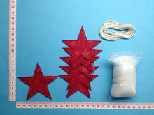 Lade das Bild in den Galerie-Viewer, Sterne aus Filz zum Nähen