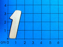 Lade das Bild in den Galerie-Viewer, Zahlen: Blockschrift in Größe und Ziffer wählbar