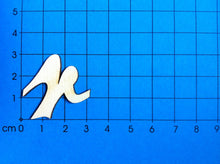 Lade das Bild in den Galerie-Viewer, Buchstaben in Schreibschrift 5cm aus Holz