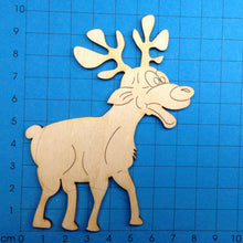 Lade das Bild in den Galerie-Viewer, Elch röhrend aus Holz