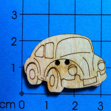 Lade das Bild in den Galerie-Viewer, Auto Retrocar als Knopf 3 cm Holzknopf, Knöpfe zum Dekorieren, Knopf zum Basteln, Knöpfe, Knöpfe mit Gesicht, Tiereknöpfe, Knopf zum Nähen, Auto Knopf, Knöpfe zum Bemalen, Knopf aus Holz,   BUH 2703