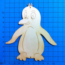 Lade das Bild in den Galerie-Viewer, Pinguinpapa aus Holz
