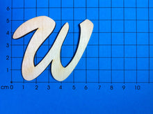 Lade das Bild in den Galerie-Viewer, Buchstaben in Schreibschrift 5cm aus Holz