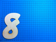 Lade das Bild in den Galerie-Viewer, Zahlen: Blockschrift in Größe und Ziffer wählbar