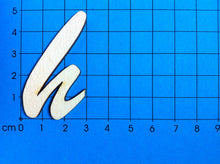 Lade das Bild in den Galerie-Viewer, Buchstaben in Schreibschrift 5cm aus Holz