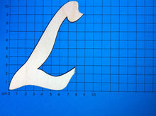 Lade das Bild in den Galerie-Viewer, Buchstaben in Schreibschrift 10cm aus Holz