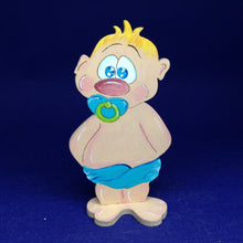 Lade das Bild in den Galerie-Viewer, Baby aus Holz, stehend Junge