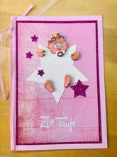 Lade das Bild in den Galerie-Viewer, Babyplatte aus Holz, je 4 Mädchen und Jungen