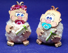 Lade das Bild in den Galerie-Viewer, Babyplatte aus Holz, je 4 Mädchen und Jungen