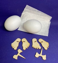 Lade das Bild in den Galerie-Viewer, Bastelset für lustige Ostereier