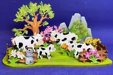 Lade das Bild in den Galerie-Viewer, Blumen- und Wiesenplatte aus Holz