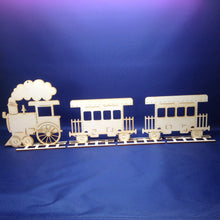 Lade das Bild in den Galerie-Viewer, Dampflokomotive aus Holz