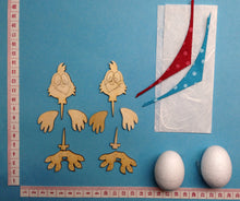 Lade das Bild in den Galerie-Viewer, Gockel zum Basteln